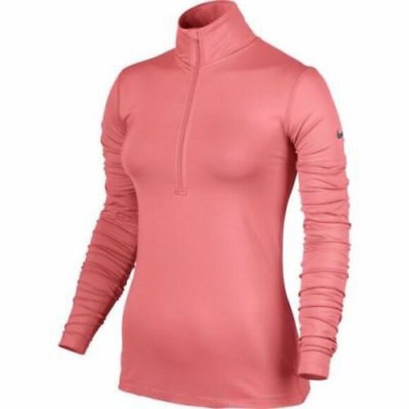 Nike Pro Training Jacket Sunblush Pinks Size XS Run‎ Fitness Athleisure Pullover - Picture 11 of 12